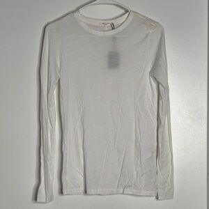 rag & bone Ivory Long Sleeve Top